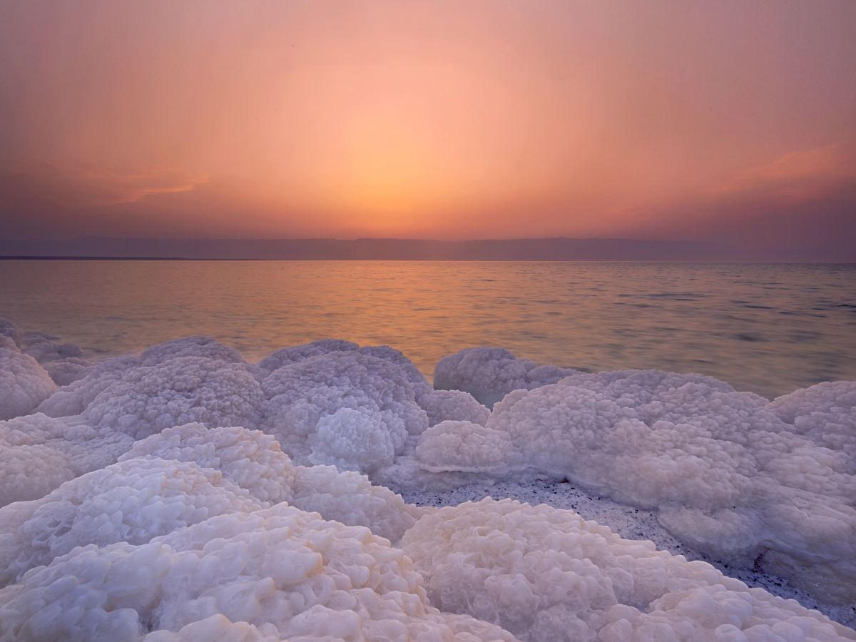 Sunset scenary at Dead Sea, Jordan Экскурсия на Мертвое море и гору Нево с лицензированным гидом